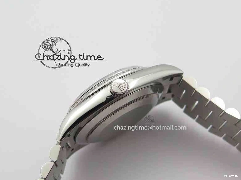 Bracelet 40mm SS ETA2836 On Diamond Silver Bezel Edition BP Dial Maker Day SS Best Date 0522